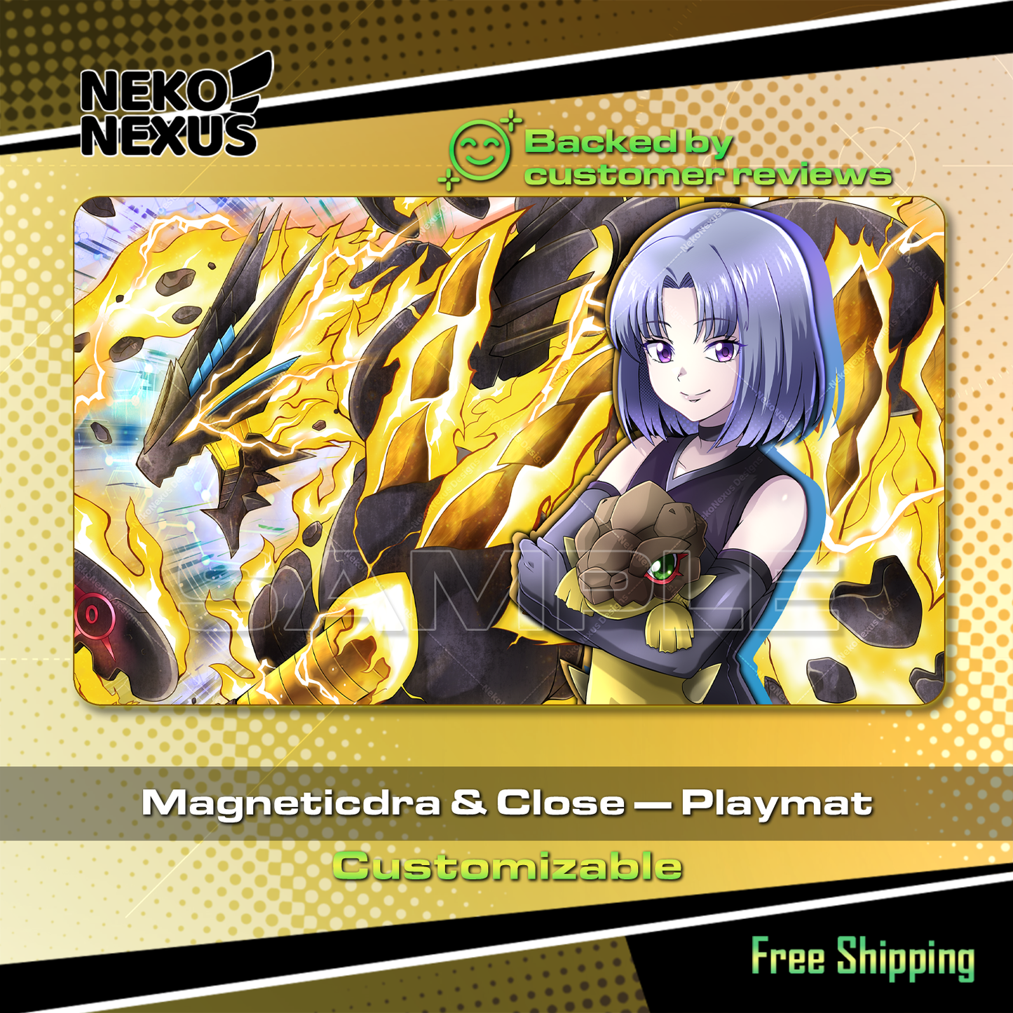 Playmat - Mousepad - Close X Magneticdra (New Version) – DCG – 24" x 14" (600 x 350 x 2 mm)