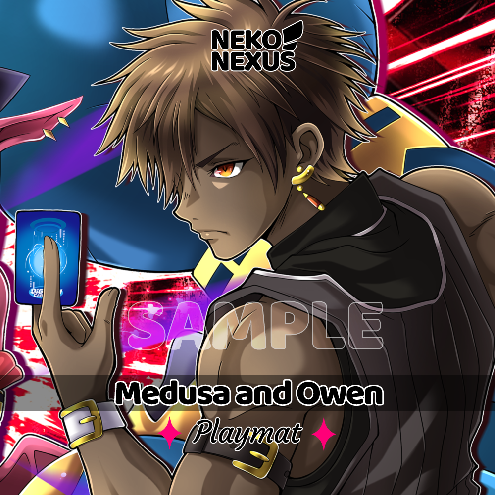 Playmat Medusa and Owen - 14"X24" / 35X60x0.2cm