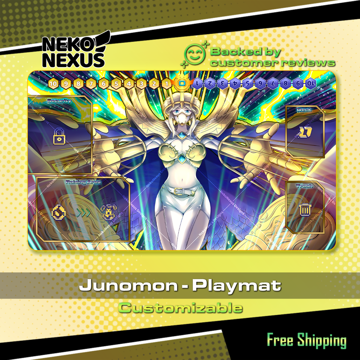 Playmat - Juno – DCG – 24" x 14" (600 x 350 x 2 mm)