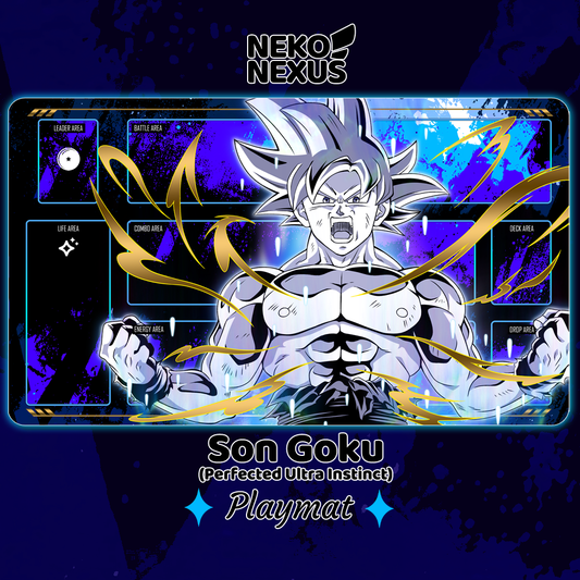 Playmat  Perfected Ultra Instinct - DBSFW - 14"X24" / 34,5X59x0.3cm