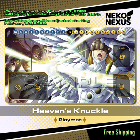 Playmat - Mousepad - Heaven's Knuckle – DCG – 14"x24" approx/ 35x60x.02cm