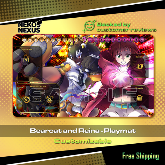 Playmat - Bearcat and Reina – DCG – 24" x 14" (600 x 350 x 2 mm)