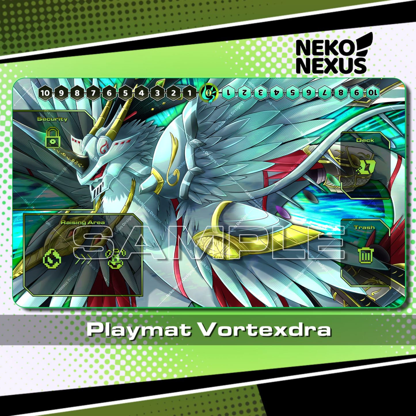 Playmat - Mousepad - Vortexdra – DCG – 24" x 14" (600 x 350 x 2 mm)