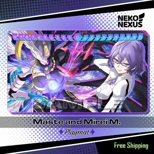 Playmat  Maste and Mirei M. - DCG - NekoNexus - 14"x24" / 35x60