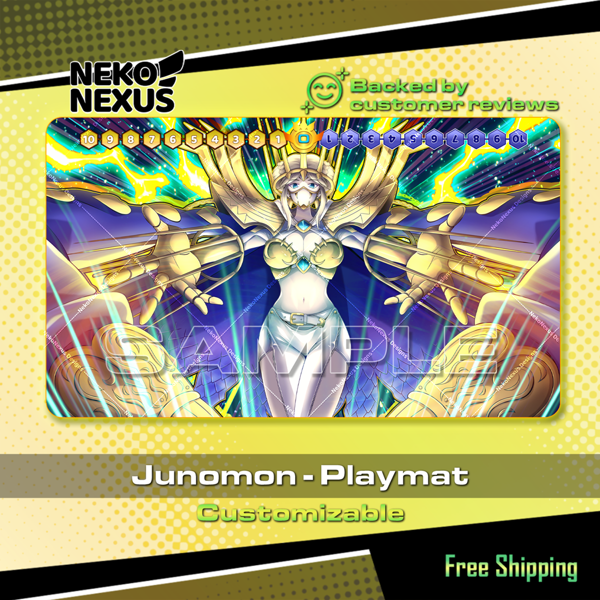 Playmat - Juno – DCG – 24" x 14" (600 x 350 x 2 mm)