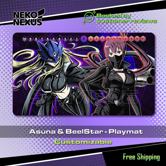 Playmat - Mousepad - Asuna and BeelStar (Version 2) – DCG – 24" x 14" (600 x 350 x 2 mm)