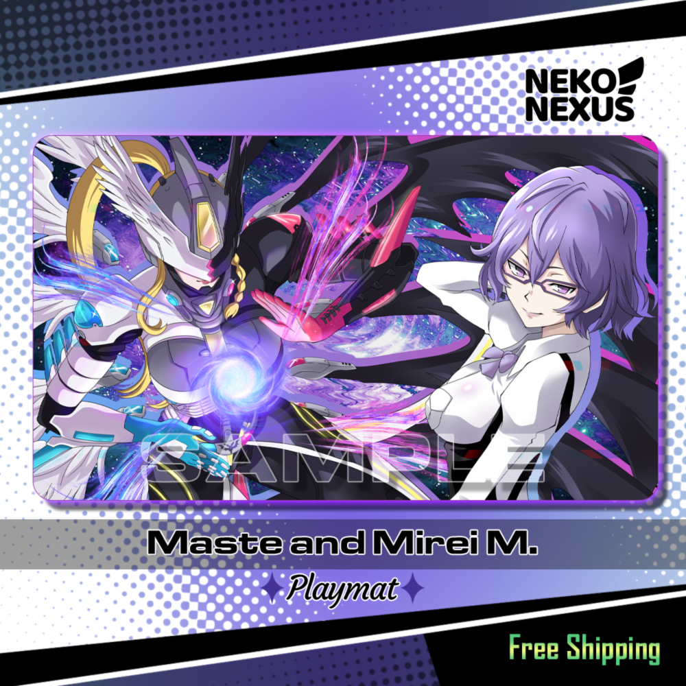 Playmat  Maste and Mirei M. - DCG - NekoNexus - 14"x24" / 35x60
