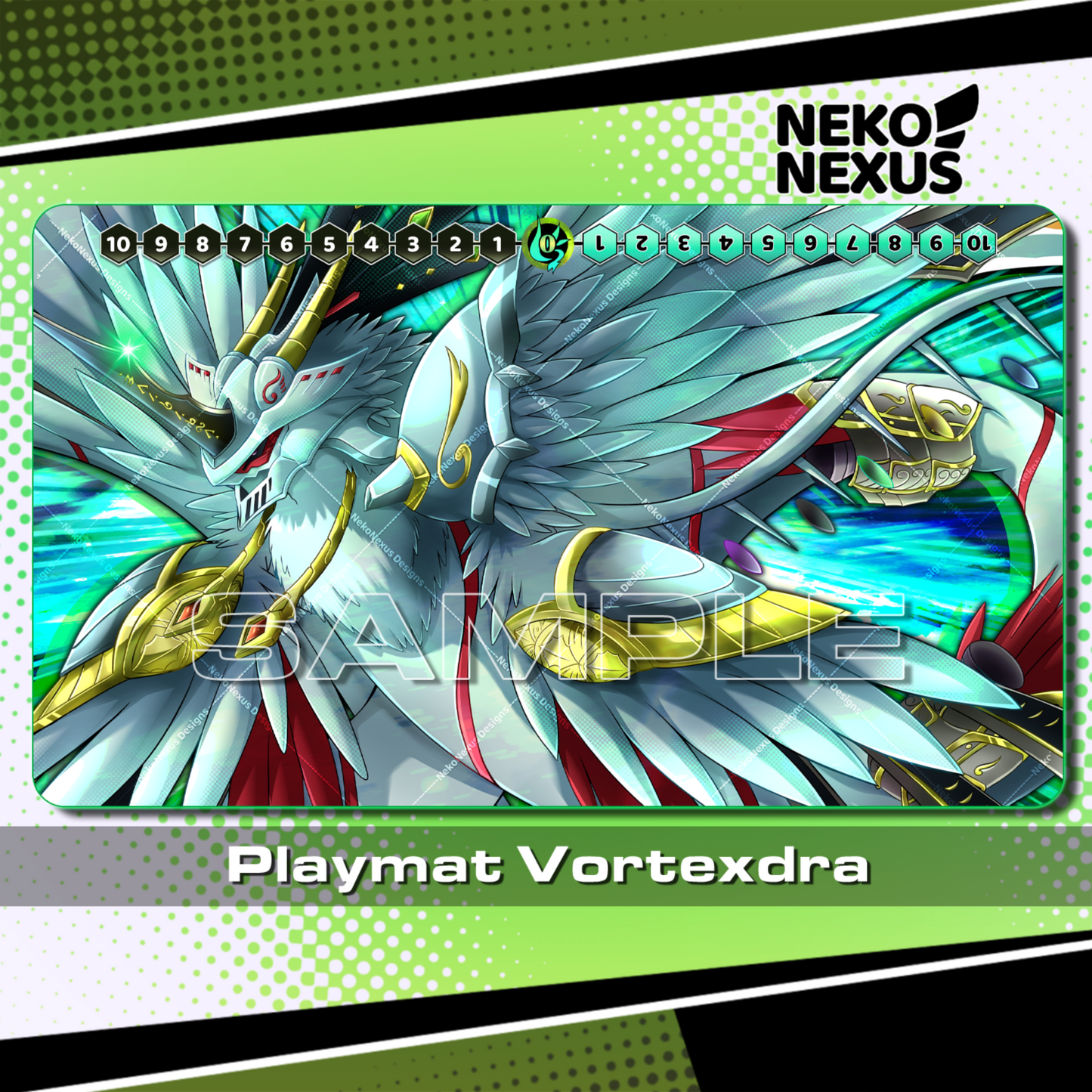 Playmat - Mousepad - Vortexdra – DCG – 24" x 14" (600 x 350 x 2 mm)