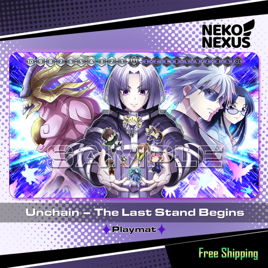 Playmat - Mousepad - Unchain - The Last Stand Begins – DCG – 14"x24" approx/ 35x60x.02cm