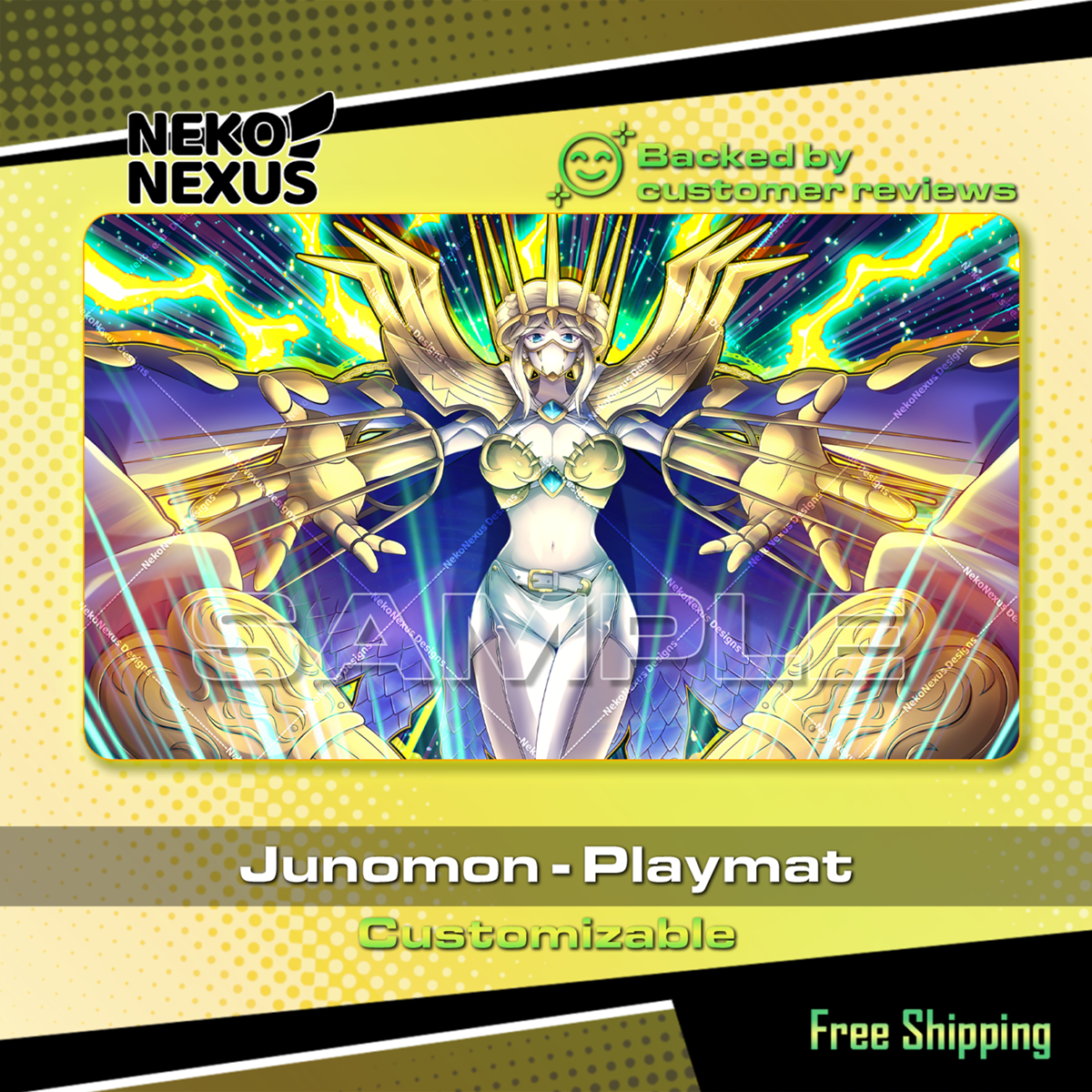 Playmat - Juno – DCG – 24" x 14" (600 x 350 x 2 mm)