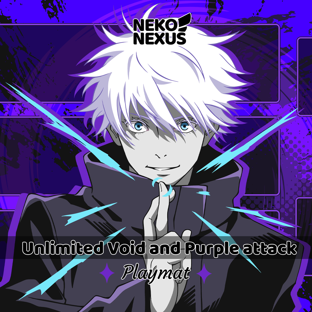 Playmat Unlimited Void Gojo. - UA - NekoNexus - 14"X24" / 34,5x59x0.3cm