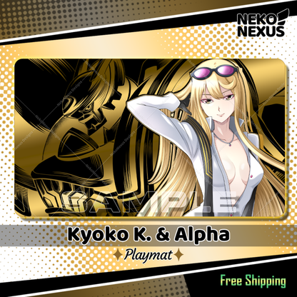 Playmat -  Kyoko & Alpha - DCG - 14"X24" / 35X60x0.2cm