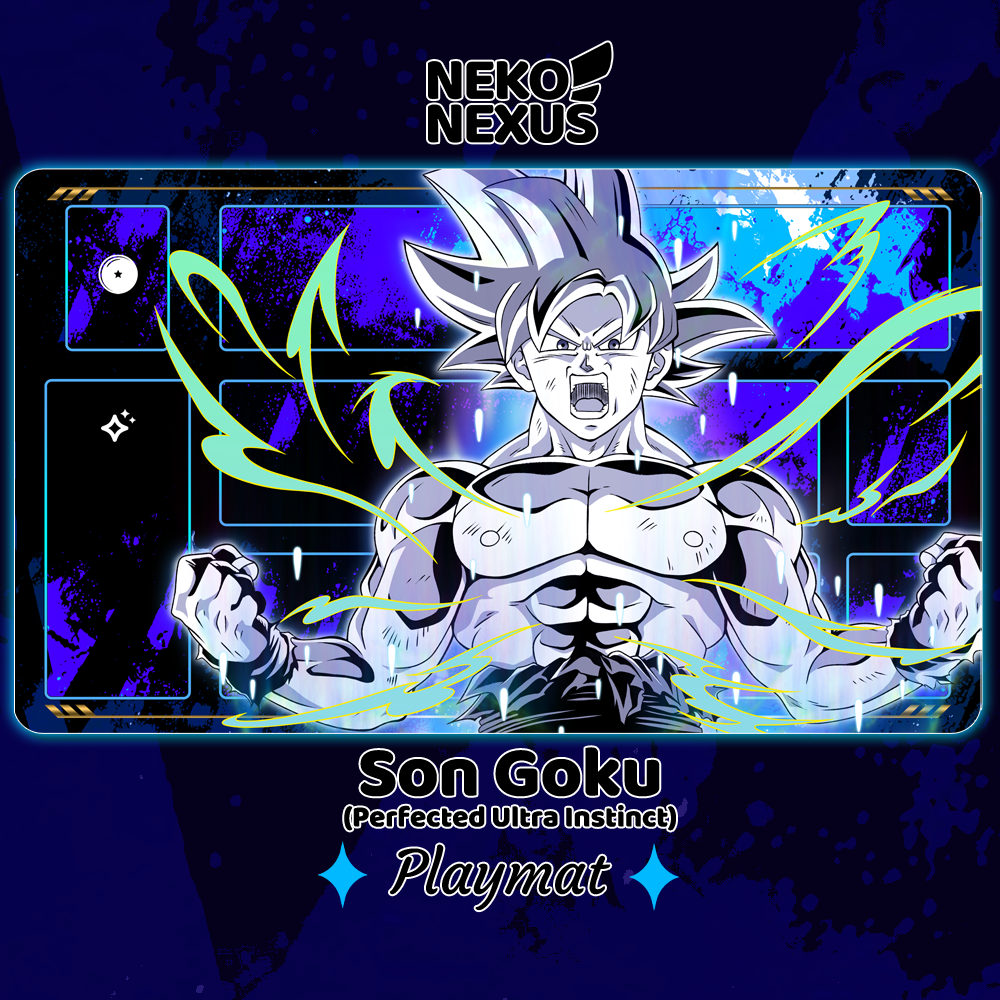 Playmat  Perfected Ultra Instinct - DBSFW - 14"X24" / 34,5X59x0.3cm