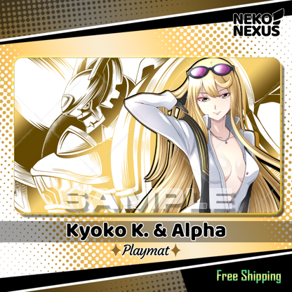 Playmat -  Kyoko & Alpha - DCG - 14"X24" / 35X60x0.2cm