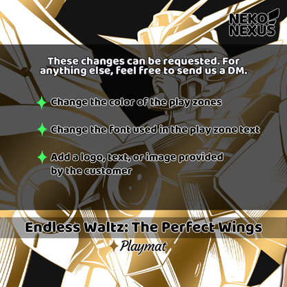 Playmat - Endless Waltz: The Perfect Wings - 14"X24" / 35X60x0.2cm